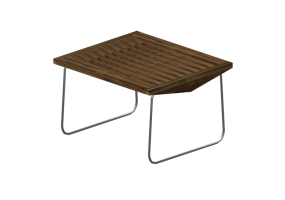 3D Tables - Solid Wood coffee table 75x65x45cm - Sierra - 22614