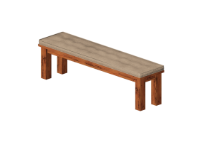 Banc 3D - Banc en bois - Sierra - 22620GA