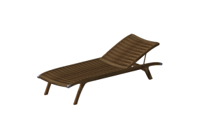 Butacas y Camillas 3D - Chaise de madera maciza - Sierra - 22043TK