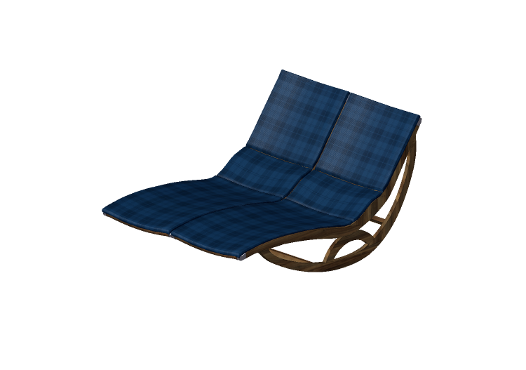 Espreguiçadeira e Camas 3D - Chaise de balanço de madeira... Espreguiçadeira e Camas 3D - Chaise de balanço de madeira...