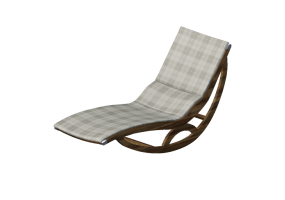 Butacas y Camillas 3D - Chaise mecedora de madera maciza - Sierra - 22045TKT