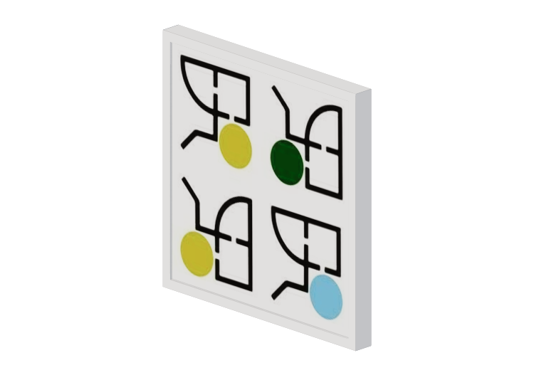 Quadros 3D - Quadro abstrato - Sierra - Emporio - E70780 -... Quadros 3D - Quadro abstrato - Sierra - Emporio - E70780 -...