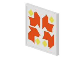 Tableaux 3D - Peinture abstraite - Sierra - Emporio - E70785