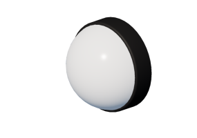 L&aacute;mpara de pared 3D - L&aacute;mpara de pared - Round - Simes