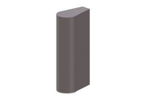 Candeeiro de parede 3D - Lumin&aacute;ria de parede - Mega Smooth - Simes