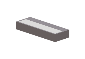 Candeeiro de parede 3D - Lumin&aacute;ria de parede - Look - Simes