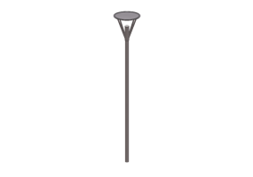 3D Street Lights - Street Lamp - Mini Slot Disk - Simes