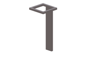 Postes de amarra&ccedil;&atilde;o 3D - Poste de prote&ccedil;&atilde;o - Trim - Simes