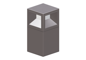 Bollards 3D - Borne - Cubik - Simes