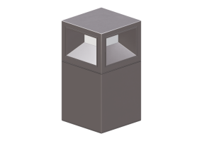 3D Post - Bollard - Cubik - Simes