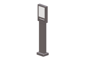 Postes de amarra&ccedil;&atilde;o 3D - Poste de prote&ccedil;&atilde;o - Movit - Simes