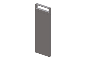 3D Post - Bollard - Mini Cool - Simes