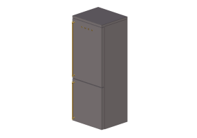 Electrom&eacute;nagers 3D - R&eacute;frig&eacute;rateur combin&eacute; coloniale - Smeg - FA800P9