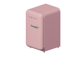 Elettrodomestici 3D - Minibar anni '50 rosa - Smeg - FAB5LPK