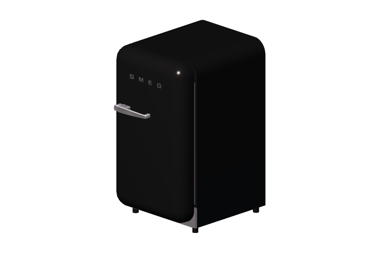 3D Haushaltgeräte - Minibar 50er Jarhre schwarz - Smeg -... 3D Haushaltgeräte - Minibar 50er Jarhre schwarz - Smeg -...