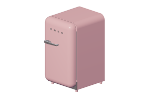 3D Haushaltger&auml;te - Minibar 50er Jahre rosa - Smeg - FAB5RPK