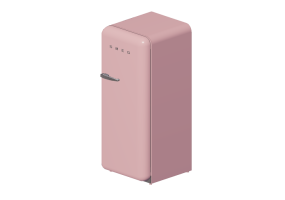 Elettrodomestici 3D - Frigorifero monoporta anni '50, rosa - Smeg - FAB28RRO1