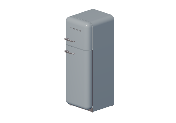 3D Haushaltgeräte - Kühlschrank 2 Türen 50er Jahre,... 3D Haushaltgeräte - Kühlschrank 2 Türen 50er Jahre,...