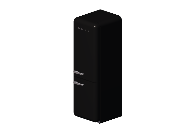 3D Haushaltgeräte - Kombinierter Kühlschrank 50er Jahre,... 3D Haushaltgeräte - Kombinierter Kühlschrank 50er Jahre,...