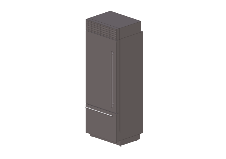Elettrodomestici 3D - Frigorifero combinato Luxury Cool,... Elettrodomestici 3D - Frigorifero combinato Luxury Cool,...