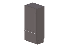 Elettrodomestici 3D - Frigorifero combinato Luxury Cool, acciaio inox - Smeg - RI96LSI