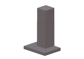 3D Haushaltger&auml;te - Wandmontierte Dunstabzugshaube, 60 cm, Edelstahl satin &ndash; Smeg - KAT600HXE