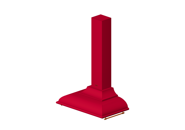 Electrodomésticos 3D - Campana de pared, 90 cm, roja – Smeg... Electrodomésticos 3D - Campana de pared, 90 cm, roja – Smeg...