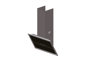 Eletrodom&eacute;sticos 3D - Coifa de parede, 90 cm, a&ccedil;o inoxid&aacute;vel acetinado &ndash; Smeg - KCV9NE2