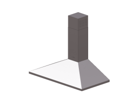 3D Haushaltger&auml;te - Wandmontierte Dunstabzugshaube, 90 cm, Edelstahl satin &ndash; Smeg - KD9XE