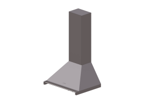 Eletrodom&eacute;sticos 3D - Coifa de parede, 70 cm, a&ccedil;o inoxid&aacute;vel acetinado &ndash; Smeg - KD70XE