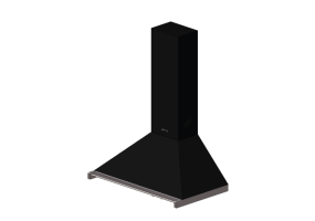 3D Electrical Appliances - Wall mounted anthracite kitchen hood, 90 cm &ndash; Smeg - KD90HAE