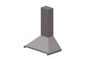 3D Haushaltger&auml;te - Wandmontierte Dunstabzugshaube, 90 cm, Edelstahl satin &ndash; Smeg - KD90HXE