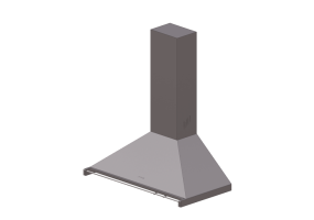 3D Haushaltgeräte - Wandmontierte Dunstabzugshaube, 100 cm, Edelstahl satin – Smeg - KD100XE