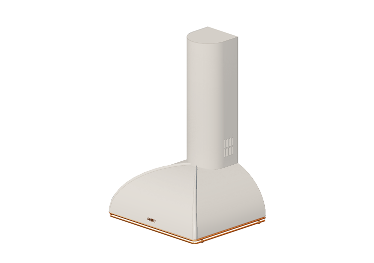 Eletrodomésticos 3D - Coifa de parede, 60 cm, creme – Smeg... Eletrodomésticos 3D - Coifa de parede, 60 cm, creme – Smeg...