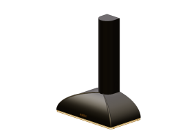 3D Haushaltgeräte - Wandmontierte Dunstabzugshaube, 90 cm, anthrazit – Smeg - KS89AOE