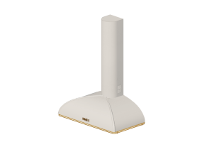 Elettrodomestici 3D - Cappa a parete, 90 cm, crema &ndash; Smeg - KS89POE