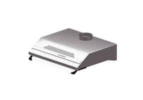 Eletrodom&eacute;sticos 3D - Coifa integrada, 90 cm, a&ccedil;o inoxid&aacute;vel acetinado &ndash; Smeg - KSEC96XE