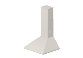Electrom&eacute;nagers 3D - Hotte murale, 60 cm, cr&egrave;me &ndash; Smeg - KSED65PE