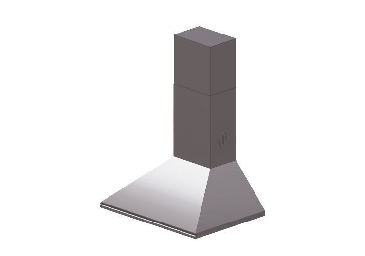 Electrodomésticos 3D - Campana de pared, 70 cm, acero inox... Electrodomésticos 3D - Campana de pared, 70 cm, acero inox...