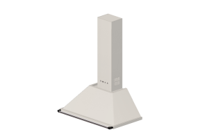Eletrodomésticos 3D - Coifa de parede, 90 cm, creme – Smeg - KT90PE