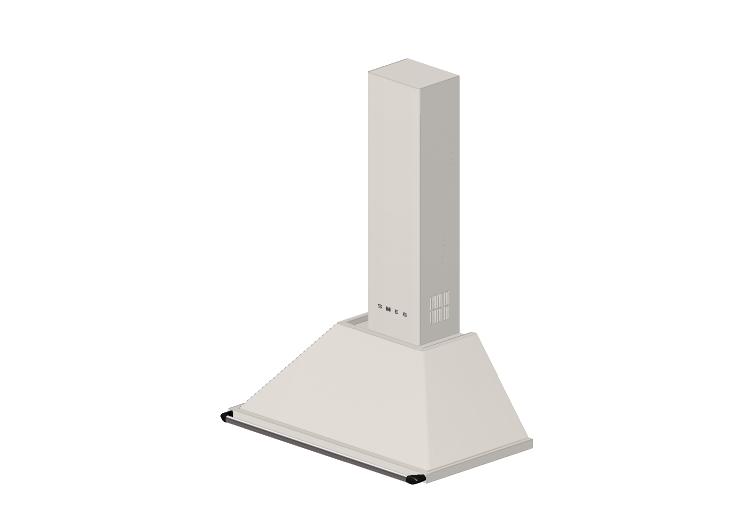Eletrodomésticos 3D - Coifa de parede, 90 cm, creme – Smeg... Eletrodomésticos 3D - Coifa de parede, 90 cm, creme – Smeg...