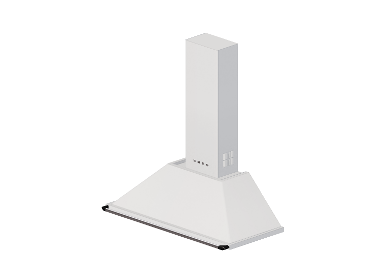Electrodomésticos 3D - Campana de pared, 110 cm, blanca –... Electrodomésticos 3D - Campana de pared, 110 cm, blanca –...