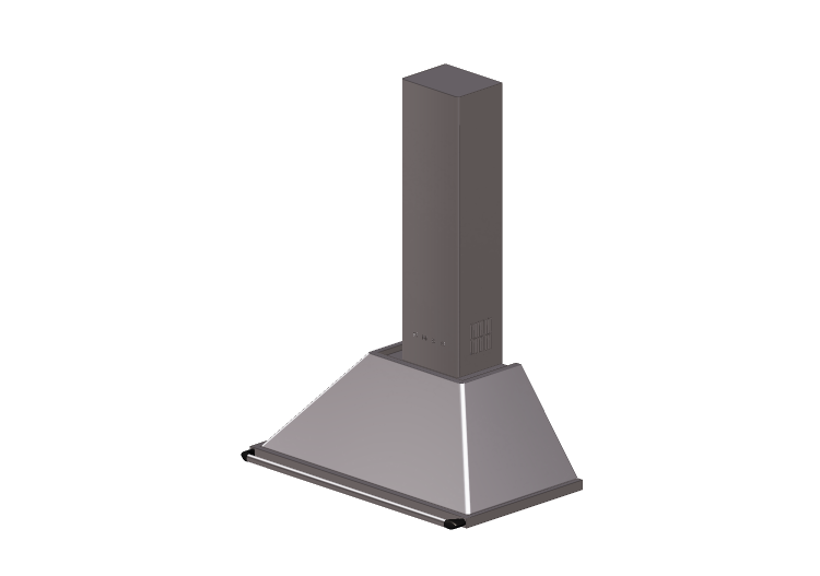Electroménagers 3D - Hotte murale, 90 cm, inox satiné –... Electroménagers 3D - Hotte murale, 90 cm, inox satiné –...