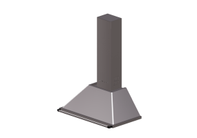 3D Haushaltgeräte - Wandmontierte Dunstabzugshaube, 90 cm, Edelstahl satiniert – Smeg - KTR90XE