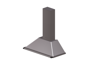 Eletrodomésticos 3D - Coifa de parede, 110 cm, aço inoxidável acetinado – Smeg - KTR110XE