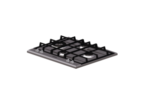 Eletrodom&eacute;sticos 3D - Cooktop a g&aacute;s com 4 bocas - Smeg - P261XGH