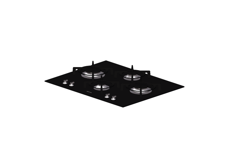 3D Haushaltgeräte - Gasherd mit 4 Kochfelder - Smeg -... 3D Haushaltgeräte - Gasherd mit 4 Kochfelder - Smeg -...