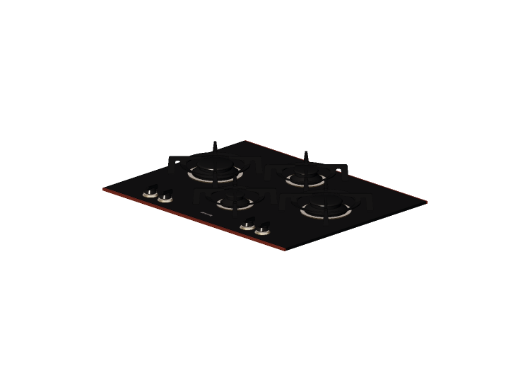 3D Haushaltgeräte - Gasherd mit 4 Kochfelder - Smeg -... 3D Haushaltgeräte - Gasherd mit 4 Kochfelder - Smeg -...
