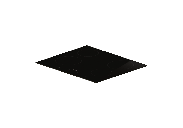 Electrodomésticos 3D - Placa de cocina de vitrocerámica -... Electrodomésticos 3D - Placa de cocina de vitrocerámica -...