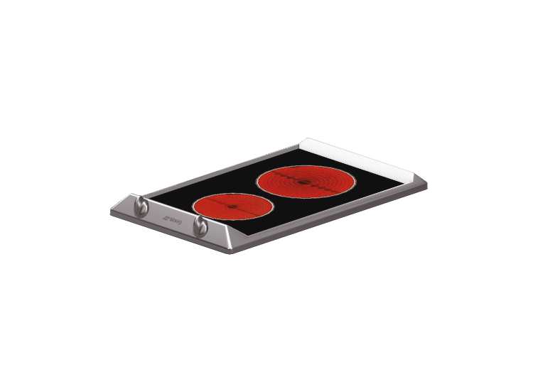 3D Electrical Appliances - Cooking top - domino - Smeg -... 3D Electrical Appliances - Cooking top - domino - Smeg -...